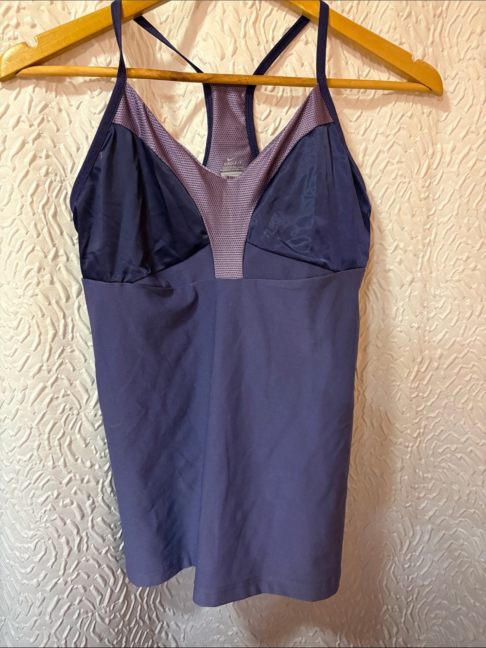 Purple Nike Women’s Performance Top - Built In Bralette